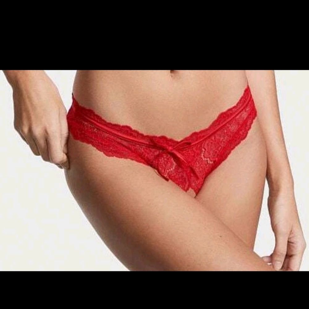 Lace Red Women's Panties Size M - Victoria Secret
